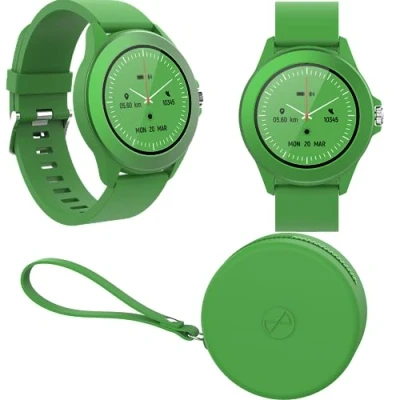 Abbildung von FOREVER Colorum CW 300 Grün Smartwatch Wasserdicht IP68 Pulsuhr mit Schrittzähler Schlaftracker Kalorienzähler Lange Akkulaufzeit Android/iOS Sportuhr Damen Herren Unisex Stilvolles Design