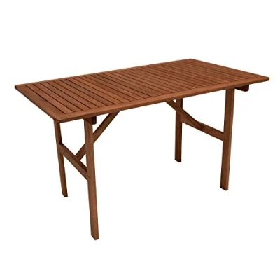 Abbildung von DEGAMO Gartentisch BRASILIA (1 St), rechteckig 70x120cm, Eukalyptus Holz geölt
