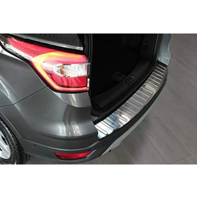 Abbildung von RECAMBO Ladekantenschutz für FORD KUGA II DM2, ab 2012 Stoßstangenschutz, V2A rostfrei, Exklusive Optik, praktischer Schutz &amp; perfekte Passform