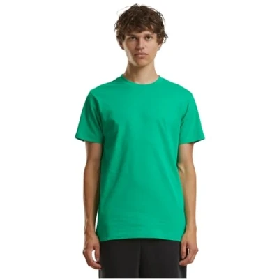 Abbildung von Build Your Brand Men&#039;s BY004 T Shirt Round Neck Shirt, Grassgreen, Large