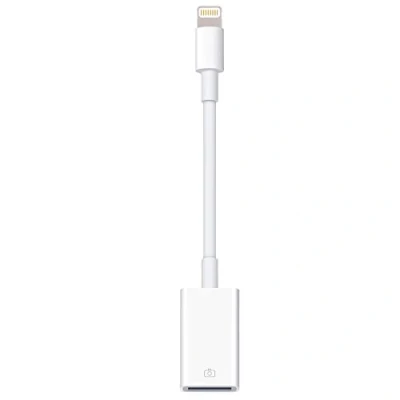 Abbildung von Lightning auf USB Kamera Adapter Weiblich OTG Kabel für ausgewählte iPhone , iPad Modelle, unterstützt Kamera, Kartenleser, Flash Laufwerk, MIDI Keyboard, Weiß