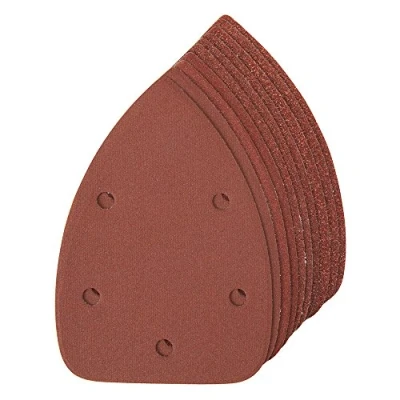Abbildung von Silverline 336046 Delta Klettschleifscheiben, 140 mm, 10 tlg. Satz 4 x 60er, 2 80er, 120er, 240er Körnung