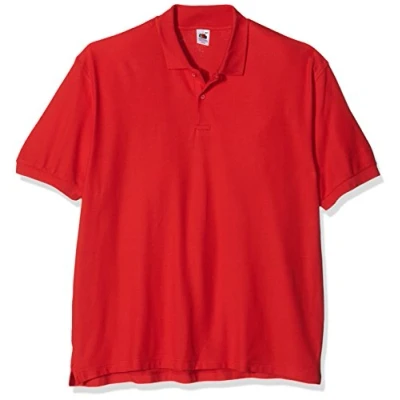 Abbildung von Fruit of the Loom Herren Poloshirt, Rot, S