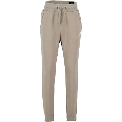 Abbildung von Alpha Industries Basic Small LOGO Jogginghose, Herren, Größe: XL, Vintage sand