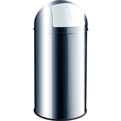 Abbildung von helit H2401700 Push Abfallbehälter „the dome“ 30 L, Edelstahl