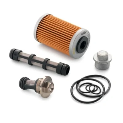 Abbildung von KTM &amp; Husqvarna Ölfilterkit Filterset OEM 00050000112 450 SMR EXC SX F 500 Modelle 2013 bis 2016 Husqvarva FE FC FS 501 2012