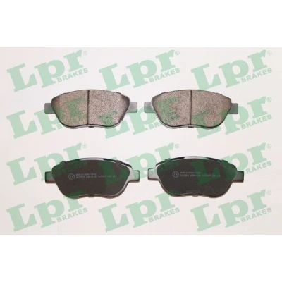 Abbildung von LPR 05P1192 Bremsbelagsatz FIAT: Doblo I Cargo, Kombi, Idea, LANCIA: Musa