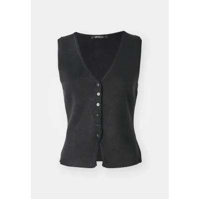 Abbildung von Gina Tricot   Knitted vest   Westen   Schwarz   M   Dame