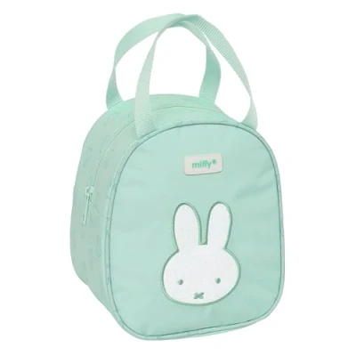 Abbildung von Safta Miffy Thermo Kulturbeutel für Vorschulkinder, anpassbar an den Wagen, ideal Kinder von 5 bis 14 Jahren, bequem und vielseitig, Qualität Widerstandsfähigkeit, 19 x 22 cm, Minzgrün,
