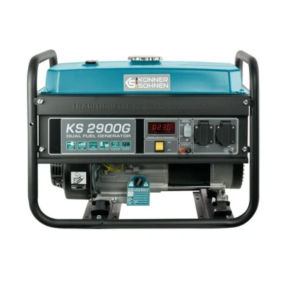 Abbildung von Könner &amp; Söhnen Stromerzeuger KS 2900G, 2,90 in kW, (Packung, 1 tlg), 2x16A (230 V), 12 V, automatischer Spannungsregler (AVR)