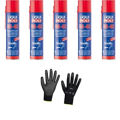 Abbildung von Iloda 5xOriginal Liqui Moly 400ml LM 40 Multifunktionsspray 3391 Schutzhandschuhe