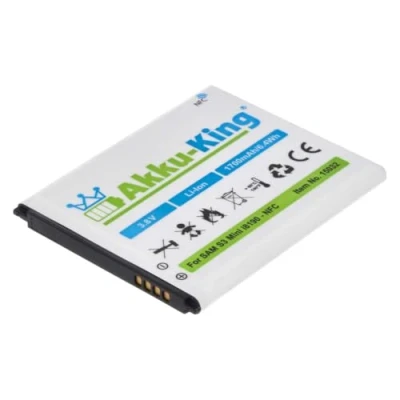 Abbildung von Akku King kompatibel mit Samsung EB L1M7FLU Li Ion 1700mAh (mit NFC) für Galaxy S3 Mini GT I8190, S III I8190N, I8190T, I8200