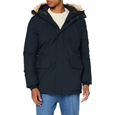 Abbildung von Schott Nelson Wintermantel, Herren, Größe: Large, Navy