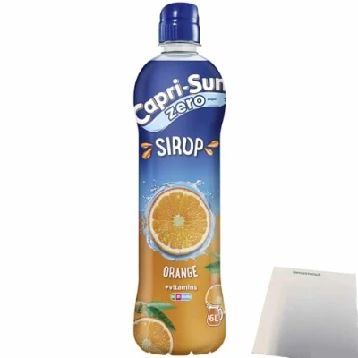 Abbildung von Capri Sun Sirup Orange + vitamins ZERO (600ml Flasche) usy Block