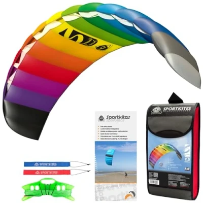 Abbildung von HQ Symphony Beach III 2.5 Rainbow. LenkmatteLenkdrachen. ab 14 Jahren. 73x250cm