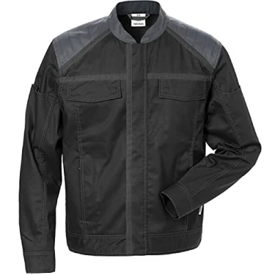 Abbildung von FRISTADS Herrenjacke Fusion schwarz/grau Größe S