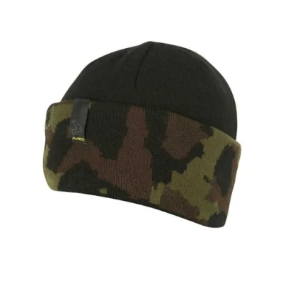 Abbildung von Avid Schwarz und Camo Beanie Angelmütze