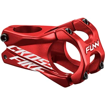 Abbildung von Funn Crossfire Mountainbike Vorbau mit 35mm Lenkerklemmung Langlebiger und Leichter Legierungs für BMX Bike, Länge 50mm (Rot)