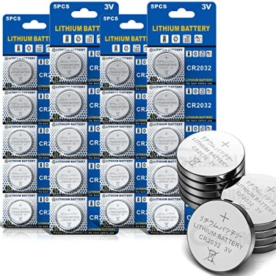 Abbildung von GutAlkaLi Lithium Akku (CR 2032, Blisterpackung mit 20 Batterien, 3 V)
