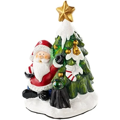 Abbildung von Callstel Speaker, Bluetooth: Lautsprecher mit Weihnachtsmann und Tannenbaum, Bluetooth, 8 Watt (Musikbox, Batteriebetriebene Lautsprecher, Kinder Weihnachten)