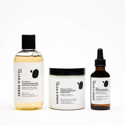 Abbildung von SERGE D&#039;ESTEL PARIS Pflege Routine Locken Haar 550ml Expert Vegan Kontrolle Disziplin und Spendet Feuchtigkeit Haar, 550 g
