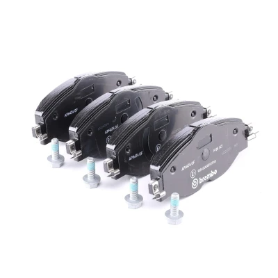Abbildung von BREMBO P 85 147 Bremsbelagsatz PRIME LINE Ring für Verschleißwarnanzeiger vorbereitet mit Bremssattelschrauben ohne Zubehör kfzteile, kfzteile24,