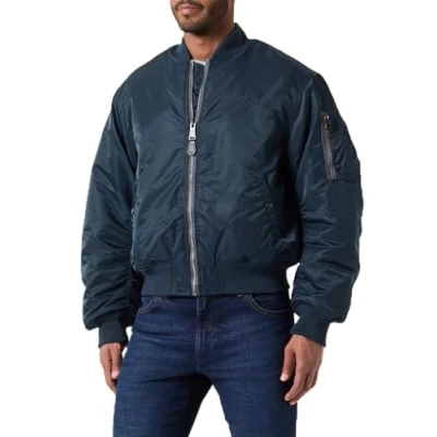 Abbildung von Schott Airforce Bomberjacke, Herren, Größe: Large, Dunkelblau