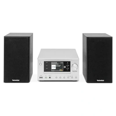 Abbildung von TechniSat VIOLA 710 CD IR kompakte Hi Fi Anlage (Internetradio, DAB+, UKW, Player, Bluetooth, 2x 20 Watt RMS Stereo Boxen, Kopfhöreranschluss, Wecker, Sleeptimer, Kompaktanlage, Fernbedienung)