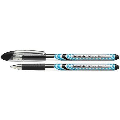Abbildung von SCHNEIDER Slider Basic Stift, F, schwarz, 10 Stück