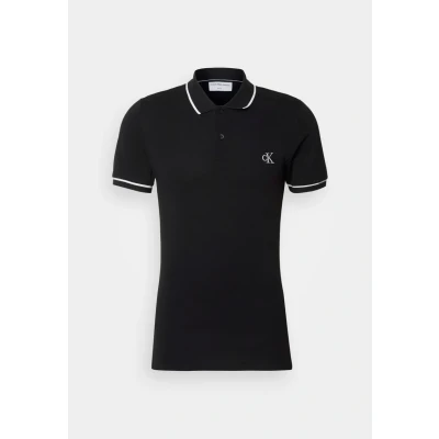 Abbildung von Calvin Klein Jeans Tipping Poloshirt, Herren, Größe: XL, Black
