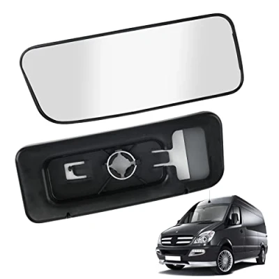 Abbildung von Spiegelglas Ersatz für VW Crafter 2012 2016, Außenspiegel Glas Asphärisch Verstellbar Geeignet Mercedes Sprinter W906 Umkehrlinse Rückfahrglas Spiegel (Links)