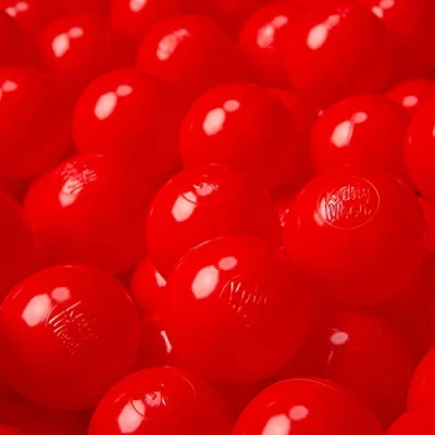 Abbildung von KiddyMoon 100 ∅ 6Cm Kinder Bälle Für Bällebad Spielbälle Baby Plastikbälle Made In EU, Rot