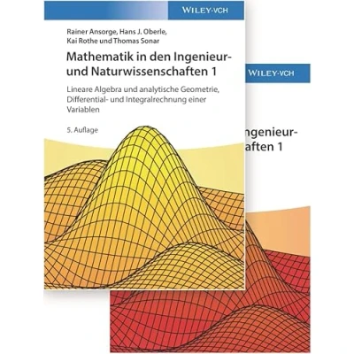 Abbildung von Mathematik in den Ingenieur und Naturwissenschaften: Lineare Algebra analytische Geometrie, Differential Integralrechnung einer Variablen. Lehrbuch plus Aufgaben Lösungen im Set