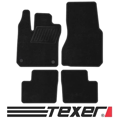 Abbildung von TEXER Textil Fußmatten Passend für Renault Twingo III Bj. 2014 ANTHRAZIT