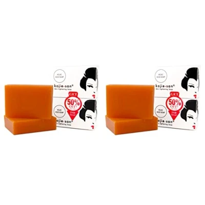 Abbildung von 2x Kojie San Hautaufhellung Kojisäure Seife 2 Bars 65g SUPER Einsparungen