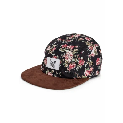 Abbildung von Blackskies Florale 5 Panel Cap, Herren, Größe: One Size, Black beauty ii