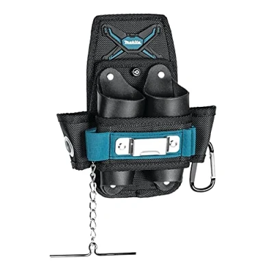 Abbildung von Makita E 15229 3 Taschen Hüftgurt Set inklusive Schnellverschlussgürtel, bestehend aus drei bietet viel Stauraum für Handwerkzeug und Zubehör, Polyester, 640 x 145 270 mm (LxBxH)