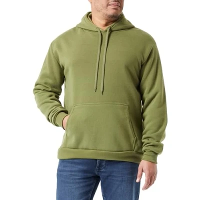 Abbildung von Mo Athlsr Men&#039;s Sportlicher Stretch Strickpullover für Herren Polyester Oliv Größe L Hooded Sweatshirt, Large