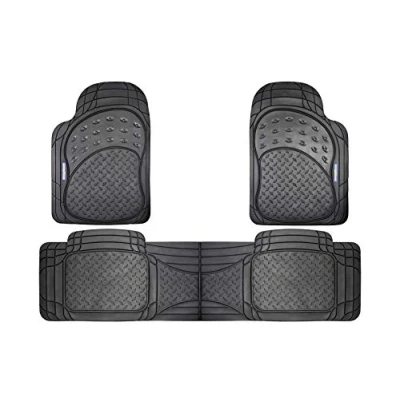 Abbildung von Goodyear GOD9023 Fußmattensatz PVC vorne und hinten schwarz Universelle passform kfzteile, kfzteile24, bandel online, bandel, atp autoteile, mister