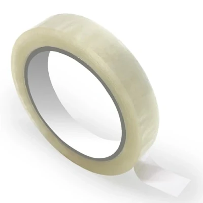 Abbildung von Waytex 930904 Büro Klebeband, transparent, glänzend, hohe Klebekraft, Breite 19 mm, Rolle mit 66 m, Profi Qualität, Stärke 50 Mikron