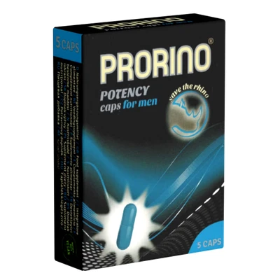 Abbildung von Kapseln „Potency“ für den Mann
