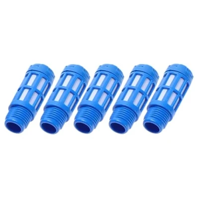 Abbildung von Pneumatik Schalldämpfer 1/4&quot; aus Kunststoff 5er Set Industriequalität (5, 1/4&quot;)