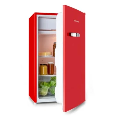 Abbildung von Klarstein Kühl /Gefrierkombination HEA16 Beercracker r 10045922, 45 cm hoch, 47 breit, Bier Hausbar Getränkekühlschrank Hotel Mini Fridge