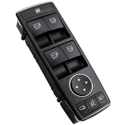 Abbildung von Fensterheber Schalter Für Benz C/E Klasse W212 W204 C250 C300 C350 C63 A2049055302 Auto Electric Power Master Fenster Fahrer Seite (Größe : Upgrade Driver Side)