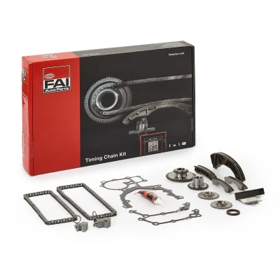 Abbildung von FAI AutoParts TCK258 Steuerkettensatz mit Dichtungen, Zahnrädern Simplex, Bolzenkette HYUNDAI: i20 I Schrägheck, i30 Schrägheck