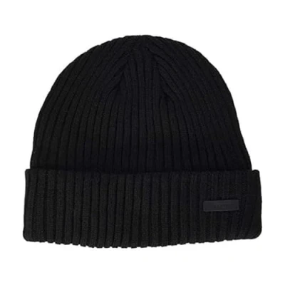 Abbildung von Barts Herren Wilbert Turnup Baskenmütze, Schwarz (Black 0001), One Size (Herstellergröße: Uni)