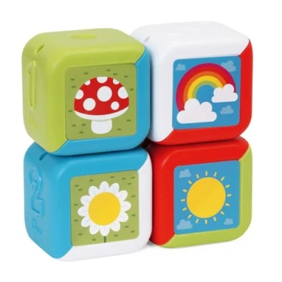 Abbildung von Chicco, Multi Aktivitätswürfel, Lern und Entwicklungsspielzeug, Manuelle Aktivitäten auf Jeder Seite, Fördert die Feinmotorik Kognitive Fähigkeiten, Made in Italy, Babyspielzeug von 10 36 Monaten