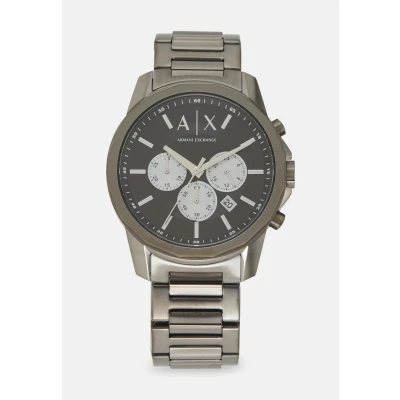 Abbildung von Armani Exchange Banks Chronograph, Herren, Größe: One Size, Gunmetal