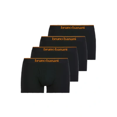Abbildung von Bruno Banani 4ER PACK Panties, Herren, Größe: Small, Schwarz
