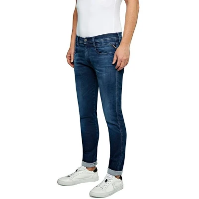 Abbildung von Replay Anbass Hyperflex Clouds Jeans Slim Fit, Herren, Größe: 32x34, Dark blue